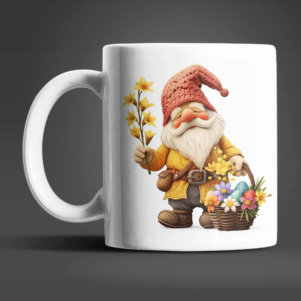 Gnom Ostern Ostereier Keramik Kaffeetasse Teetasse Tasse Geschenkidee - WS-Trend.de