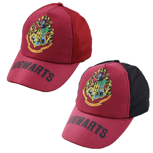 Harry Potter Hogwarts - Herren Kinder Baseball Kappe - WS-Trend.de Basecap Jungen Rot Schwarz 54 56