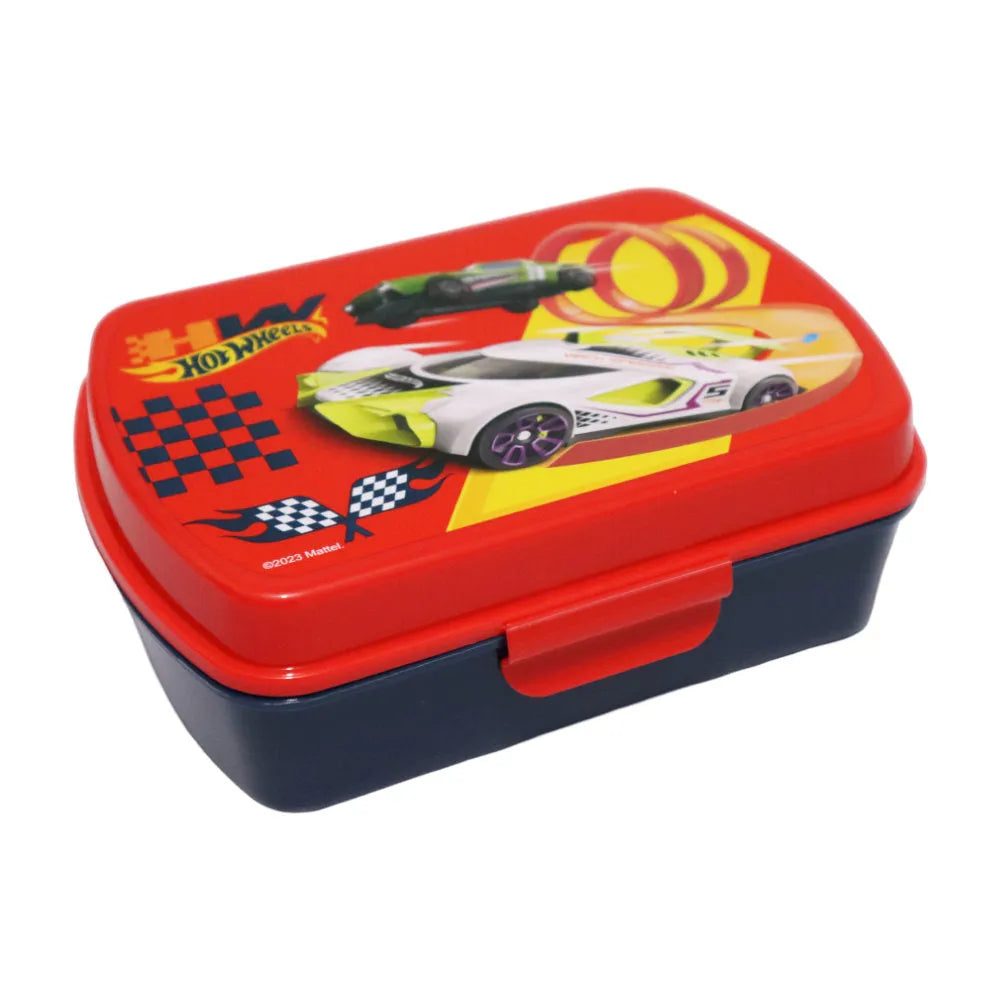 Hot Wheels Racing 2 tlg Lunch Set Brotdose Alu Trinkflasche 500 ml Geschenk - WS-Trend.de