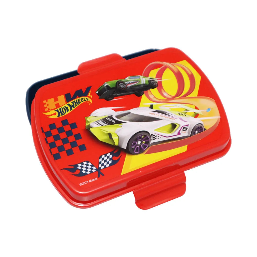 Hot Wheels Racing 2 tlg Lunch Set Brotdose Alu Trinkflasche 500 ml Geschenk - WS-Trend.de