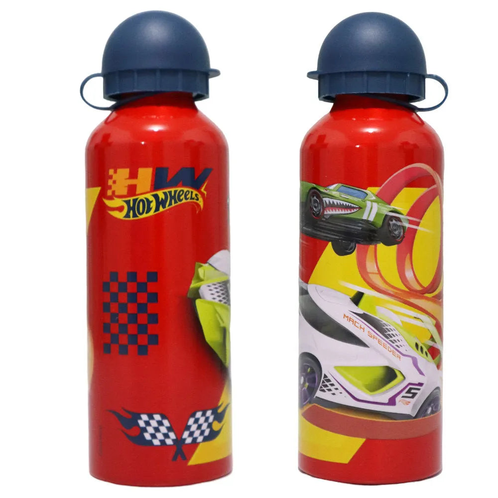 Hot Wheels Racing 2 tlg Lunch Set Brotdose Alu Trinkflasche 500 ml Geschenk - WS-Trend.de