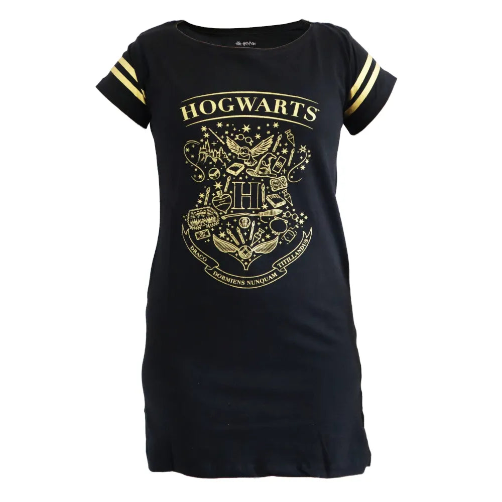 Harry Potter Hogwarts Damen kurzarm Schlafshirt - WS-Trend.de Gryffindor S-XL Baumwolle NEU