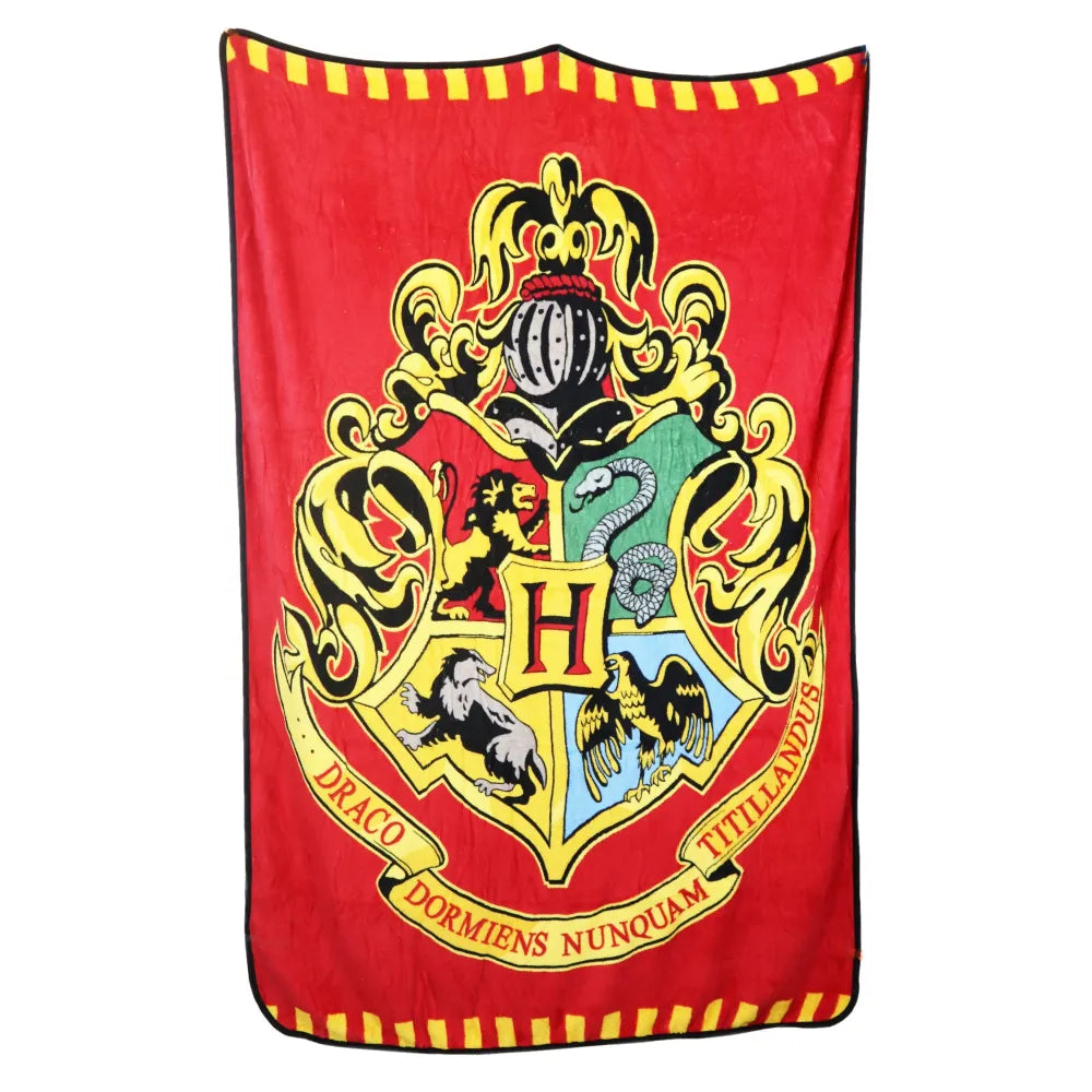 Harry Potter Hogwarts warme Fleecedecke Kuscheldecke 120x150 cm - WS-Trend.de