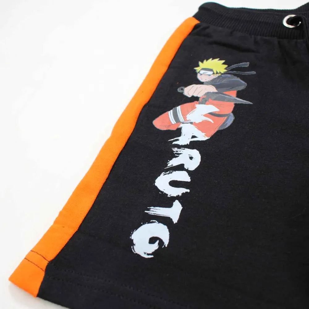 Naruto Shippuden Kinder Jungen Shorts - WS-Trend.de Gr. 110 bis 152 100% Baumwolle