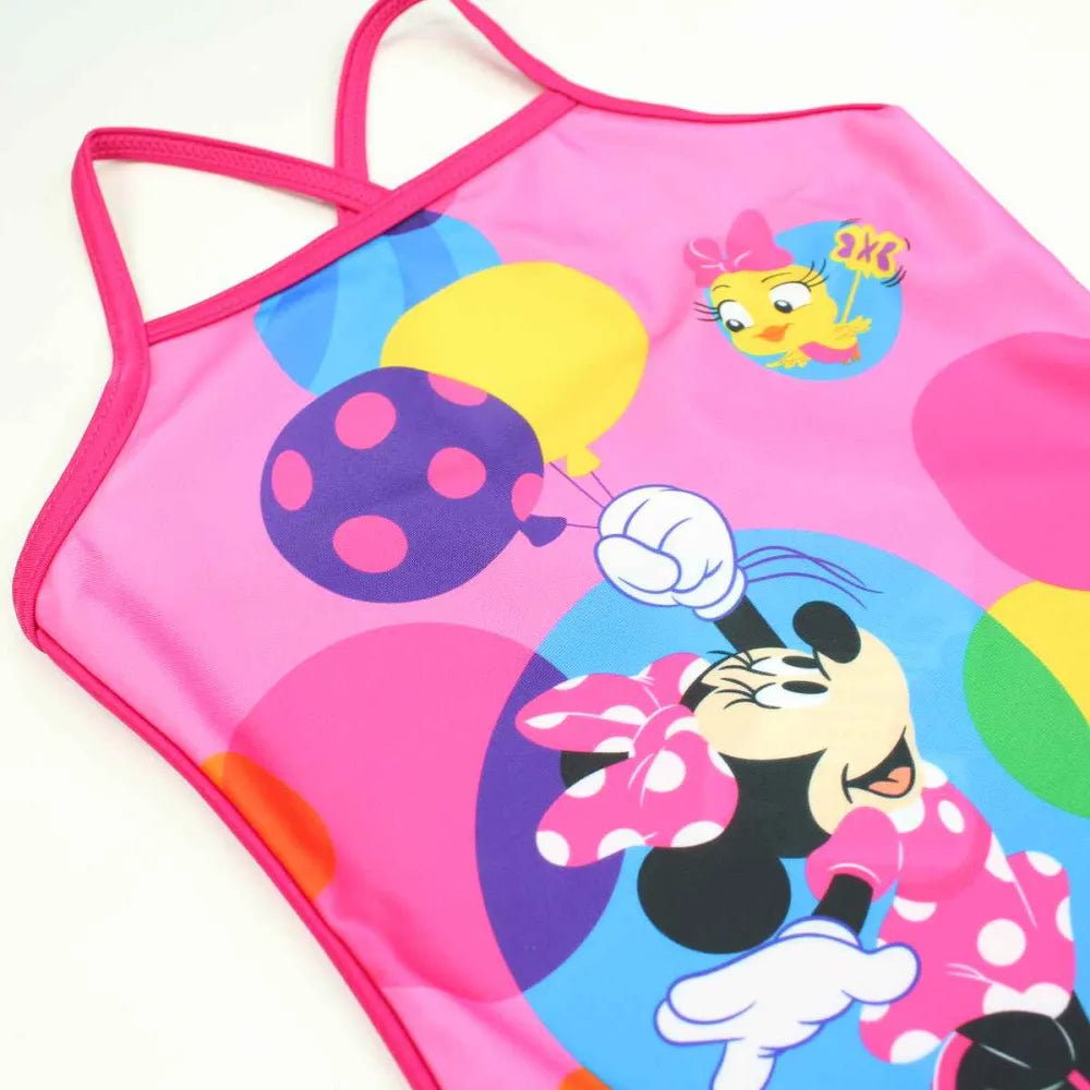 Disney Minnie Maus Kinder Mädchen Badeanzug - WS-Trend.de Bademode 98-128 Rosa