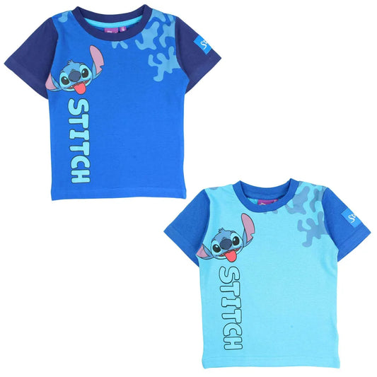 Disney Stitch T-Shirt Kurzarm Kinder Jungen Shirt - WS-Trend.de 98-128 100% Baumwolle