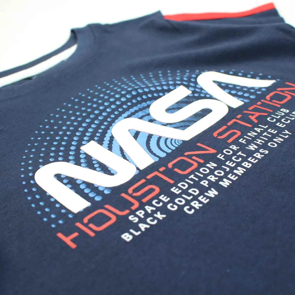 NASA Space Center Jungen kurzarm T-Shirt - WS-Trend.de Kinder Shirt 104-164 100% Baumwolle