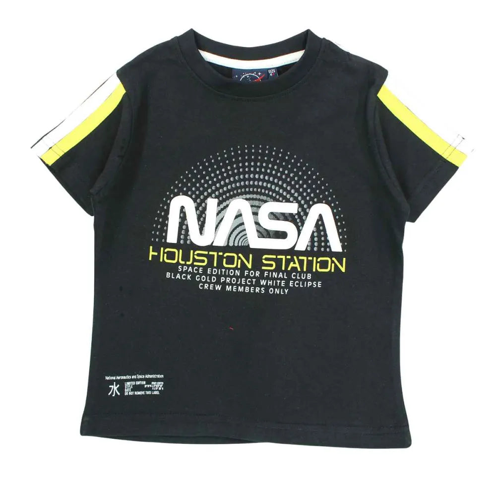 NASA Space Center Jungen kurzarm T-Shirt - WS-Trend.de Kinder Shirt 104-164 100% Baumwolle