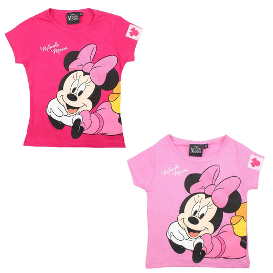 Disney Minnie Maus Mädchen Kinder T-Shirt Shirt - WS-Trend.de Top Tops 98-128 Baumwolle