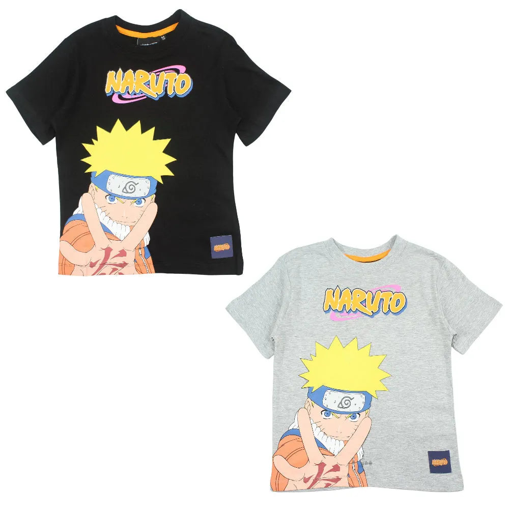 Anime Naruto Shippuden Kinder Jungen kurzarm Shirt T-Shirt - WS-Trend.de Gr. 116-152 Baumwolle