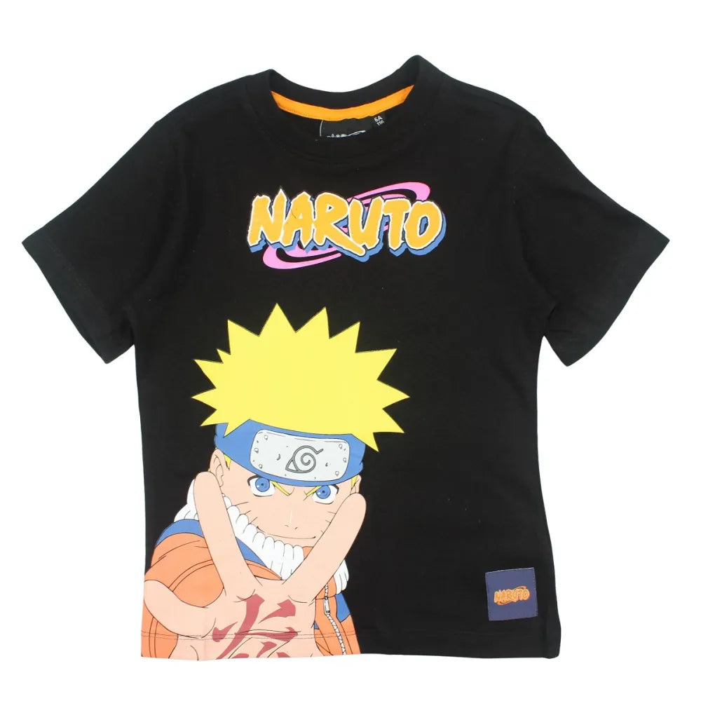 Anime Naruto Shippuden Kinder Jungen kurzarm Shirt T-Shirt - WS-Trend.de Gr. 116-152 Baumwolle