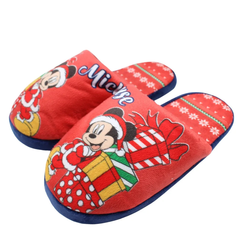 Disney Mickey Maus X-Mas Kinder Hausschuhe Slipper Schlüpfschuhe Pantoffeln - WS-Trend.de