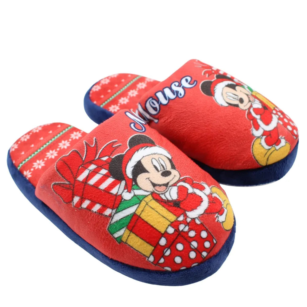 Disney Mickey Maus X-Mas Kinder Hausschuhe Slipper Schlüpfschuhe Pantoffeln - WS-Trend.de