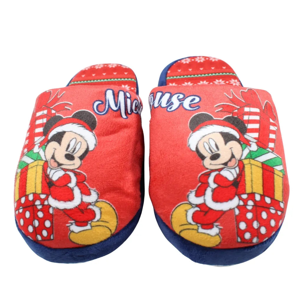 Disney Mickey Maus X-Mas Kinder Hausschuhe Slipper Schlüpfschuhe Pantoffeln - WS-Trend.de