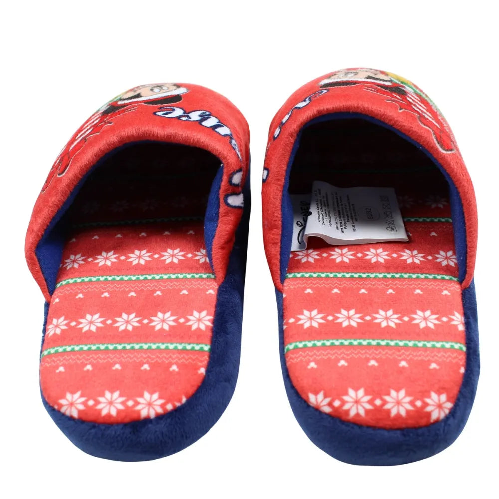 Disney Mickey Maus X-Mas Kinder Hausschuhe Slipper Schlüpfschuhe Pantoffeln - WS-Trend.de