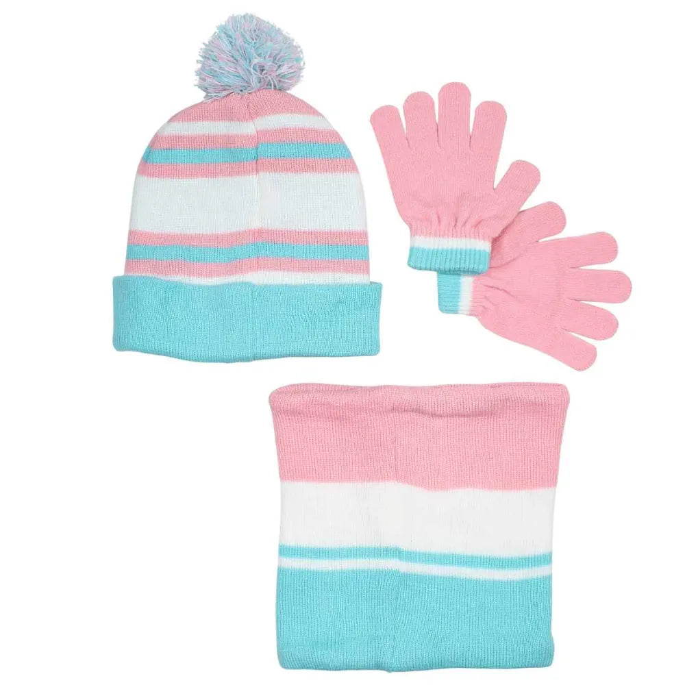 Paw Patrol Skye Liberty Kinder 3tlg Set Winter Mütze plus Handschuhe Snood Gr.54 - WS-Trend.de