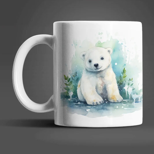 Eisbär Weihnachten Kinder Teetasse Tasse Geschenkidee Geschenk 330 ml - WS-Trend.de