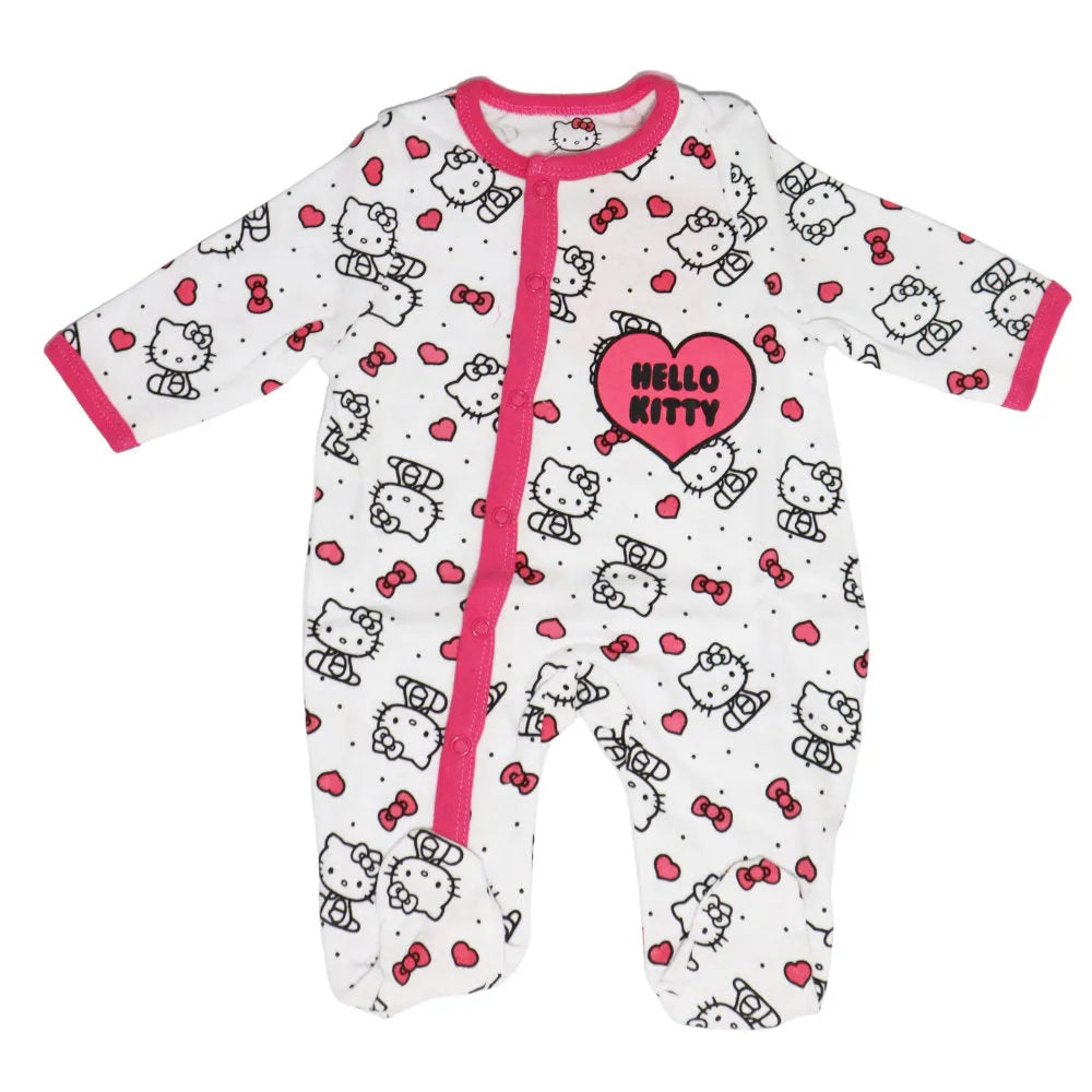 Hello Kitty Baby Kleinkind Body Strampler Einteiler - WS-Trend.de Gr. 62 - 92 Baumwolle