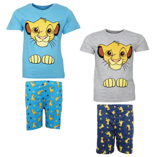 Disney König der Löwen Simba Kinder kurzarm Pyjama Schlafanzug - WS-Trend.de 98 -128