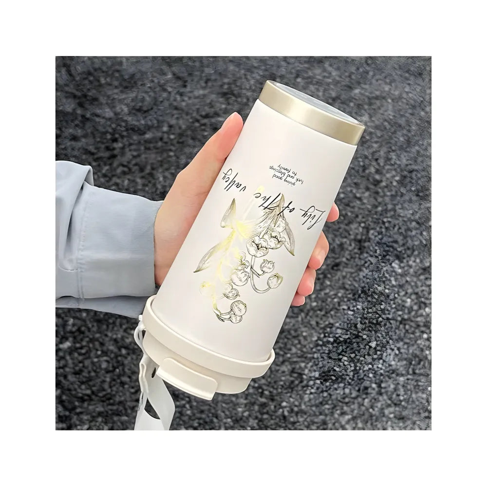 Lovely and Flower Isolierter Kaffeebecher Thermobecher Becher To-Go 550 ml - WS-Trend.de