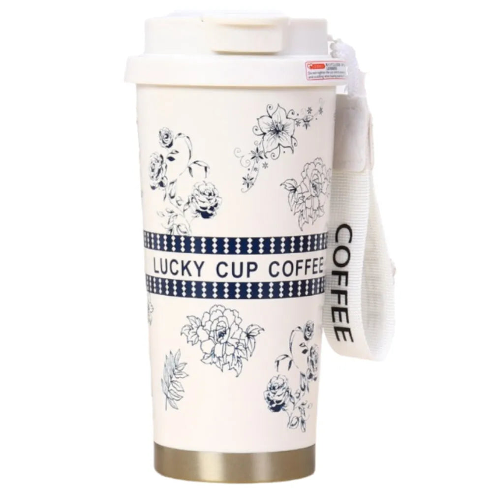 Lucky Cup Isolierter Kaffeebecher Thermobecher Becher To-Go 550 ml - WS-Trend.de