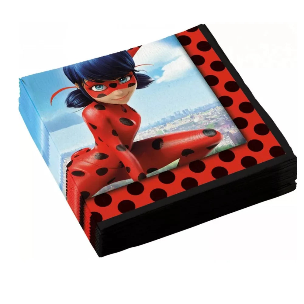 Miraculous Ladybug Partyset Deko Set 36tlg. - WS-Trend.de Geburtstag 36tlg.Geschirr