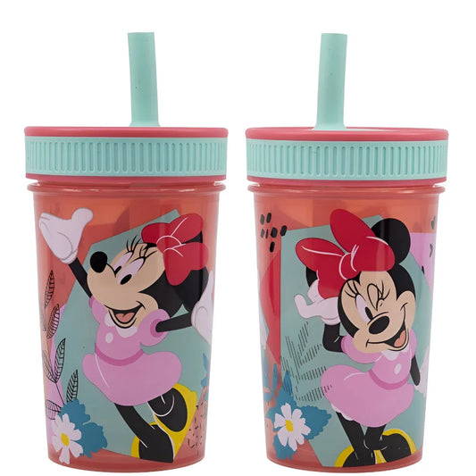 Disney Minnie Maus Kinder Trinkbecher Becher integriertem Halm 465 ml - WS-Trend.de