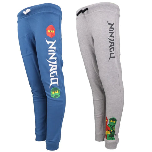 LEGO® Ninjago Kinder Jogginghose - WS-Trend.de Sporthose Hose 98 bis 128 Blau Grau