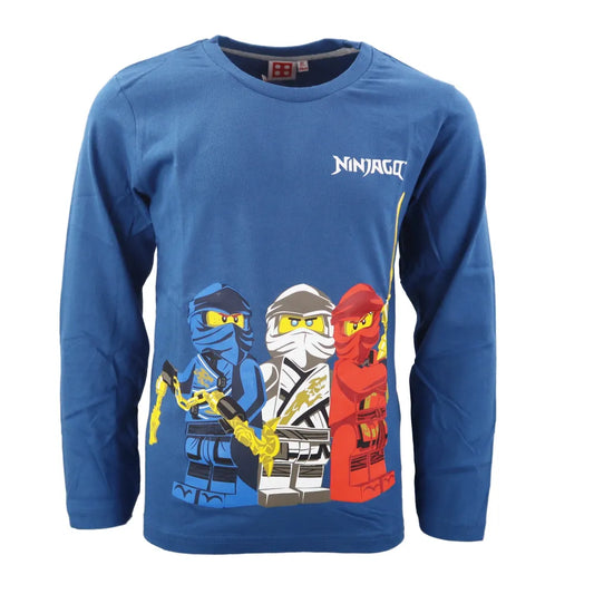 LEGO® Ninjago Kinder langarm Shirt - WS-Trend.de Nijago Kai Jay Zane Jungen Gr. 98-128 Baumwolle