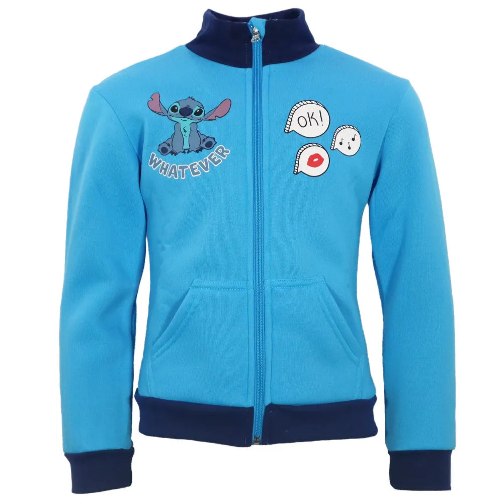 Disney Stitch Kinder Fleece Joggingset Sporthose Hose Sweater Jacke - WS-Trend.de 92-128