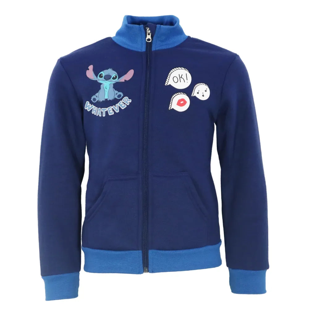 Disney Stitch Kinder Fleece Joggingset Sporthose Hose Sweater Jacke - WS-Trend.de 92-128