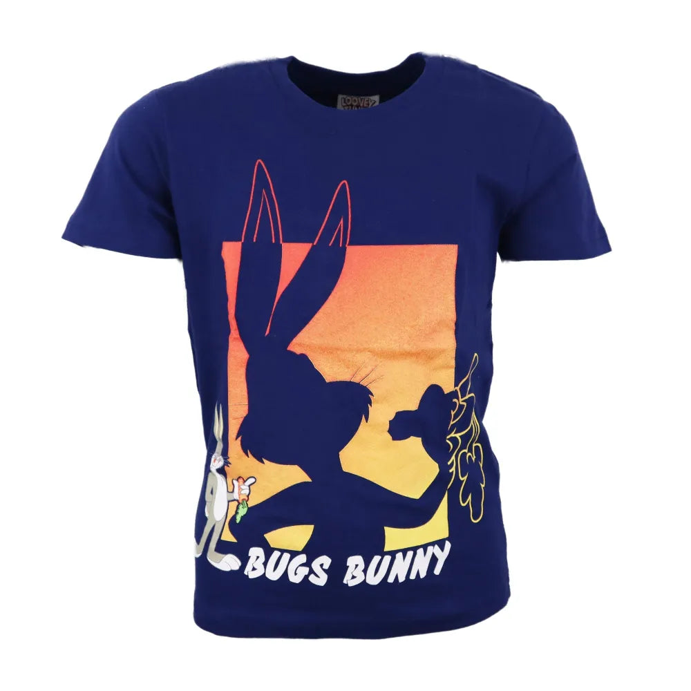 Looney Toons Bugs Bunny Kinder Jugend kurzarm T-Shirt - WS-Trend.de Loone Shirt Farbwahl 134-164 Baumwolle