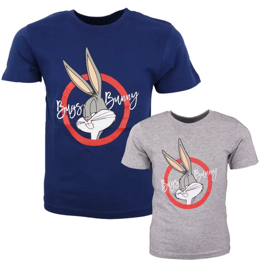 Looney Toons Bugs Bunny Kinder kurzarm T-Shirt - WS-Trend.de Loone Shirt Farbwahl 98 - 128 Baumwolle