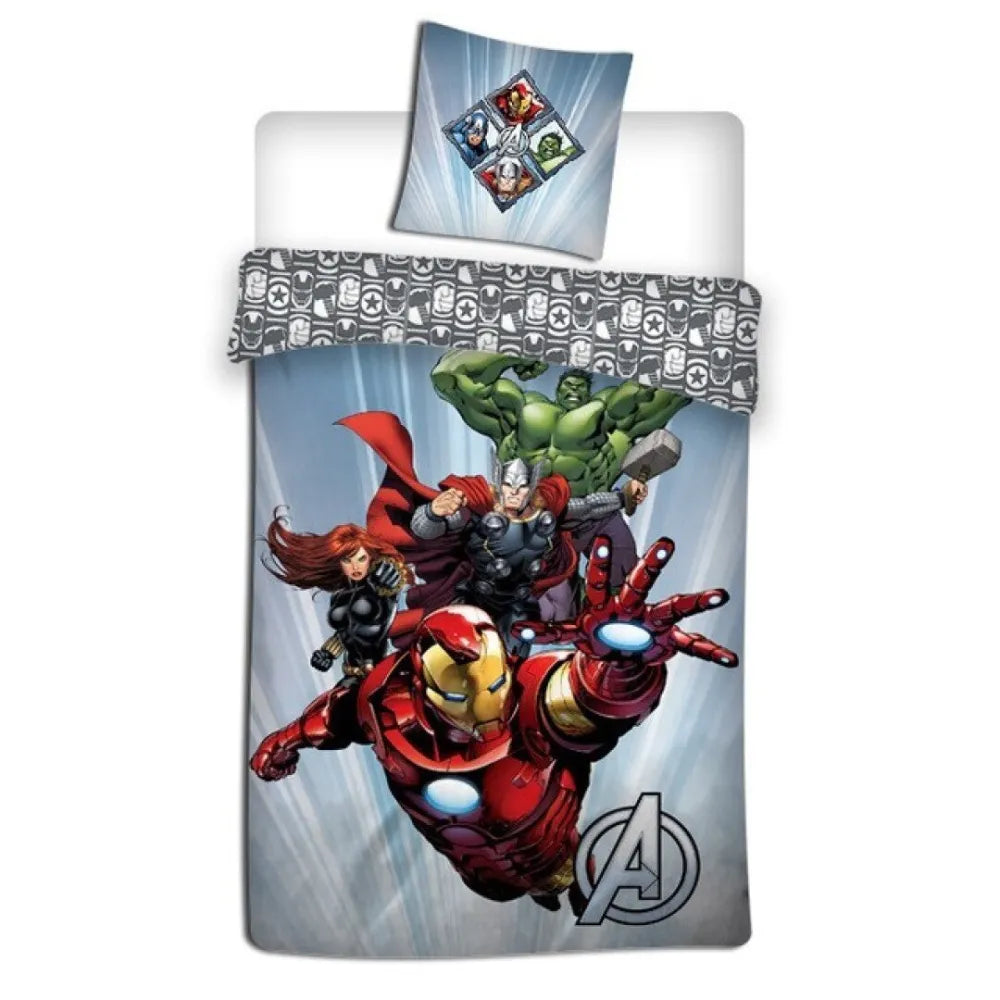 Marvel Avengers Kinder Bettwäsche Set - WS-Trend.de Mikrofaser 135-140x200 63x63 cm