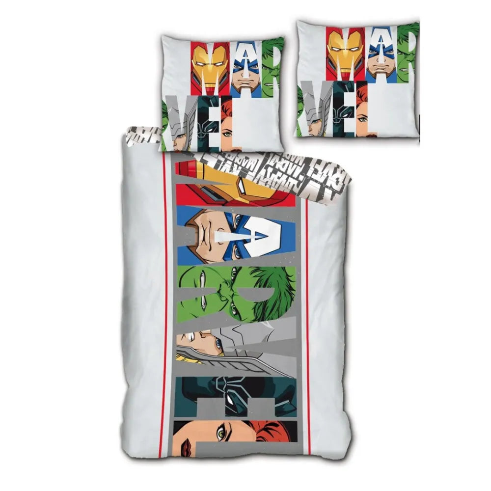 Marvel Avengers Mikrofaser Bettwäsche Set - WS-Trend.de Kinder 135-140x200 63x63 cm