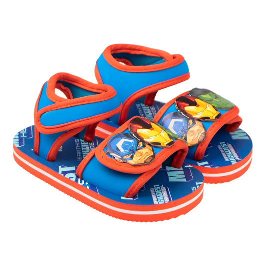 Marvel Avengers - Sandalen Sommerschuhe - WS-Trend.de Kinder - Badeschuhe Latschen Hausschuhe Klett 22 bis 28