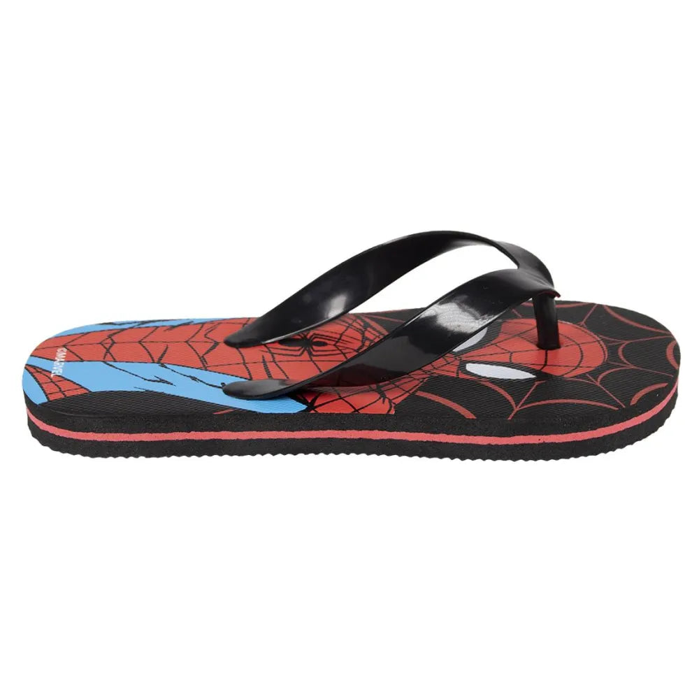 Marvel Spiderman Jungen Flip Flops - WS-Trend.de Zehentrenner - Kinder Flops- Badeschuhe Latschen Schwarz