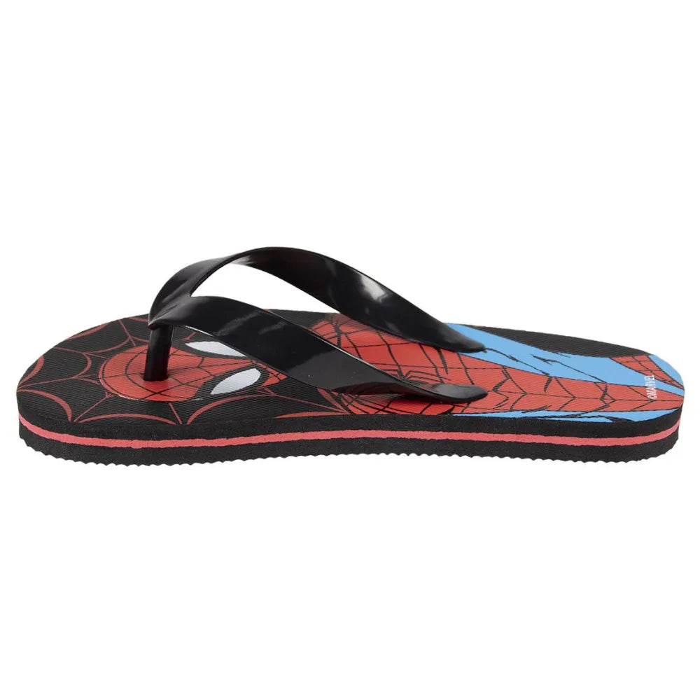 Marvel Spiderman Jungen Flip Flops - WS-Trend.de Zehentrenner - Kinder Flops- Badeschuhe Latschen Schwarz