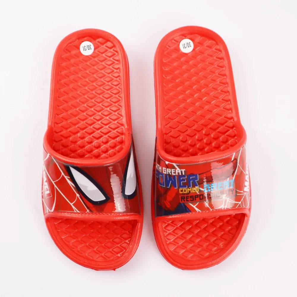 Marvel Spiderman Kinder Badelatschen Sandalen - WS-Trend.de Schuhe Rot Grau Gr. 24 bis 32Machen Sie Ihren kleinen Superhelden eine Freude