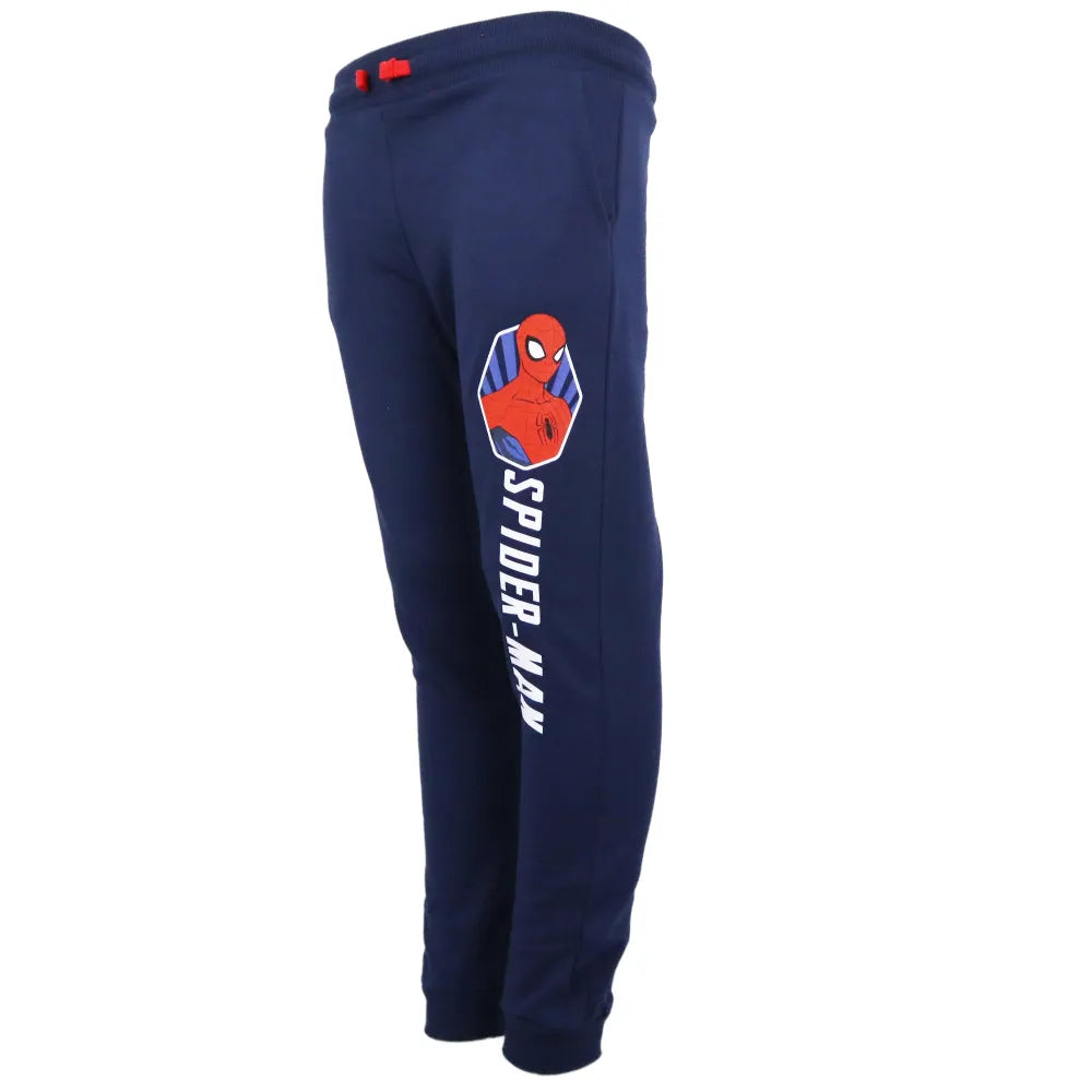 Marvel Spiderman Kinder Jogginghose - WS-Trend.de Jungen Sporthose Hose 104-134 Blau Grau