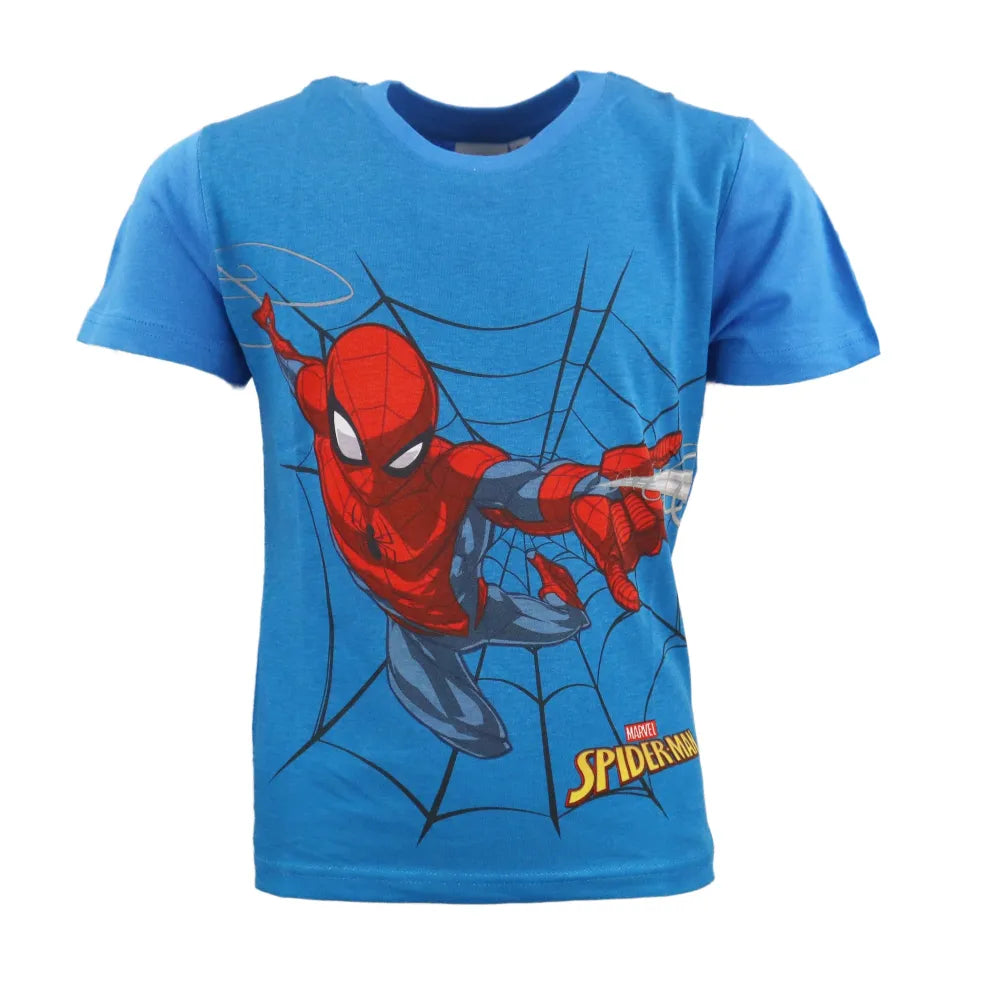 Marvel Spiderman Kinder Jungen T-Shirt - WS-Trend.de Kurzarm Shirt 98 bis 128 Baumwolle