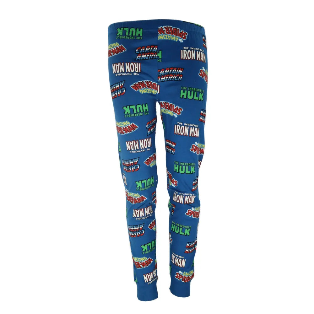 Marvel Avengers Kinder langarm Schlafanzug Pyjama - WS-Trend.de Jungen lang Sleepwear 104-134