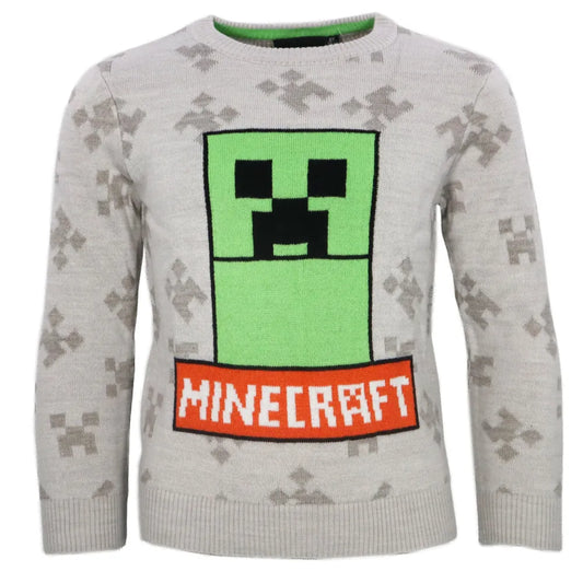 Minecraft Gamer Creeper Kinder Jungen Pulli Pullover Sweater - WS-Trend.de Gr. 116-152