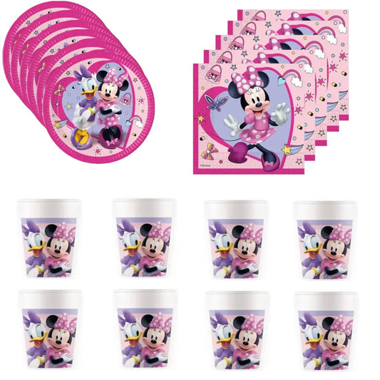 Disney Minnie Maus Daisy Duck Partyset Deko Set 36tlg. - WS-Trend.de Geburtstag 36tlg.Geschirr