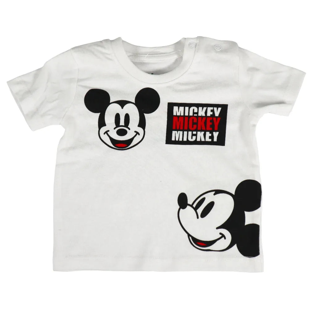 Disney Mickey Maus Baby Kurzarm Shirt und Shorts - WS-Trend.de kurzarm T-Shirt Gr. 62 - 86 für Jungen