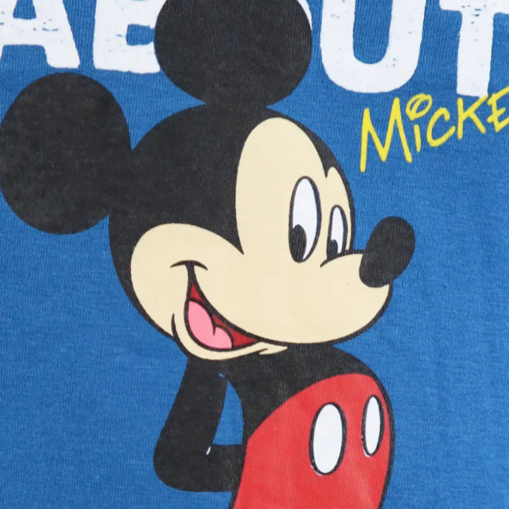Disney Mickey Maus Kinder langarm T-Shirt - WS-Trend.de Langarm Blau Rot für Jungen Baumwolle
