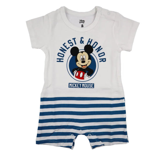 Disney Mickey Maus Baby Kleinkind kurzarm Body Strampler - WS-Trend.de Schlafanzug Gr. 62 - 92