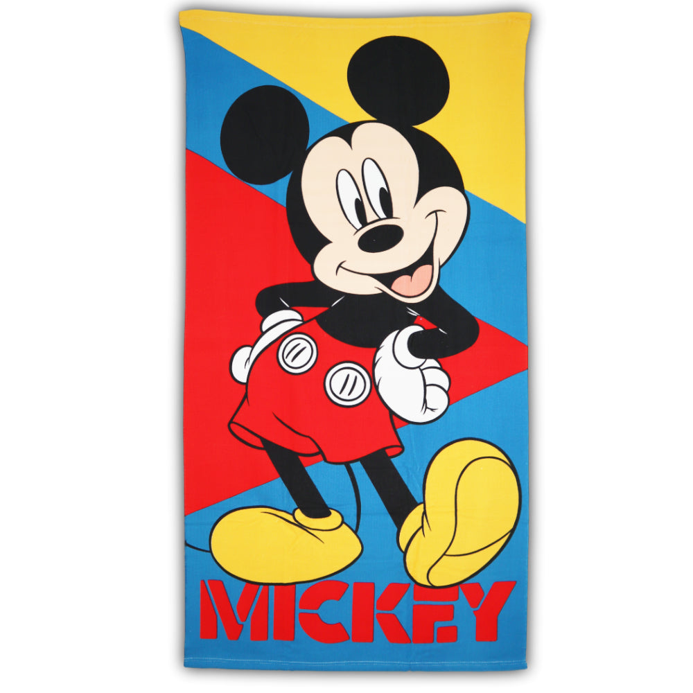 Disney Mickey Maus Kinder Mikrofaser Strandtuch Badetuch XL 70x140 cm - WS-Trend.de