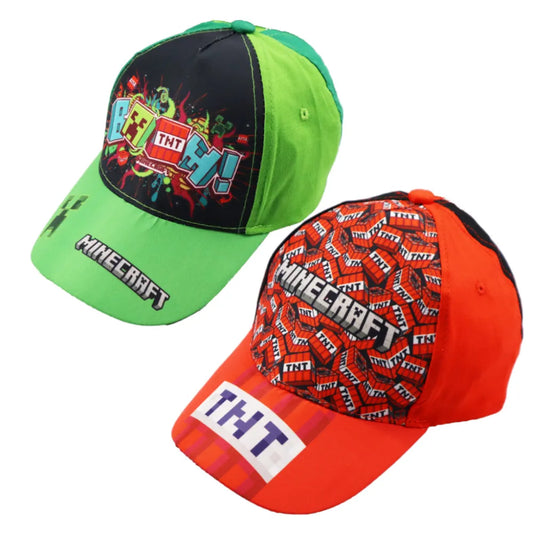 Minecraft TNT - Kinder Basecap Baseball Kappe - WS-Trend.de - Basecaps für Jungen Baumwolle