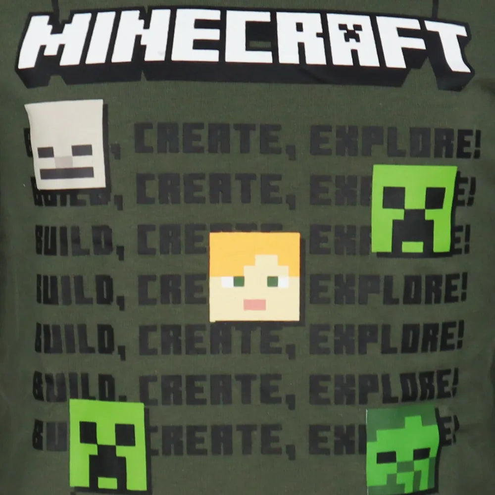 Minecraft Creeper Alex Kinder Jungen Pulli Pullover Sweater - WS-Trend.de Gr. 116-152